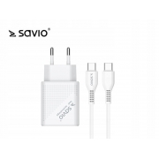 Ładowarka sieciowa SAVIO LA-05 USB Quick Charge