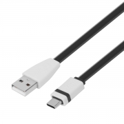 TB Kabel USB - USB C 1m. czarny, płaski