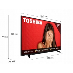 TOSHIBA Telewizor LED 55 cali 55UA2063DG