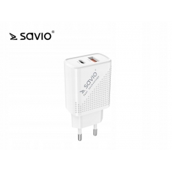 Ładowarka sieciowa SAVIO LA-04 USB Quick Charge