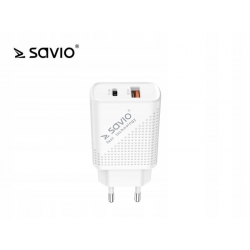 Ładowarka sieciowa SAVIO LA-04 USB Quick Charge