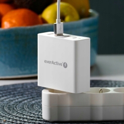 Ładowarka sieciowa 3xUSB, USB-C PD 60,5W, szybkie