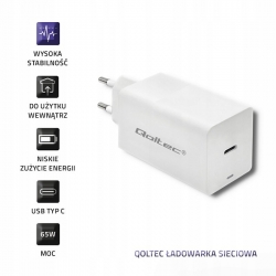 Ładowarka GaN FAST 65W | 5-20V | 3-3.25A | USB