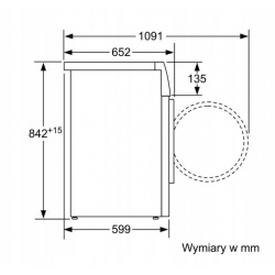 BOSCH Suszarka z pompą ciepła WTH850E7PL