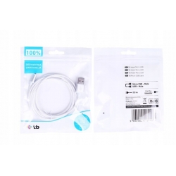 TB Kabel USB-Micro USB 2 m srebrny sznurek