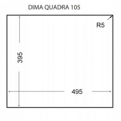 TEKA Zlew podwieszany SQUARE 50.40 TG szary