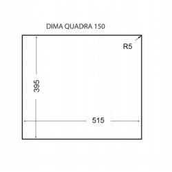 TEKA Zlew podwieszany SQUARE 2B 560 TG kremowy