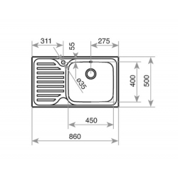 TEKA Zlewozmywak CLASSIC MAX 1C 1E R CN