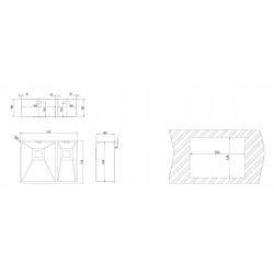 TEKA Square 340/400&180/400 zlewozmywak