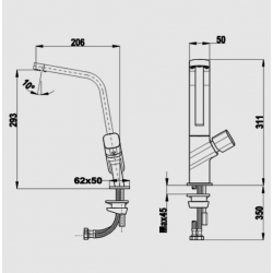 TEKA Bateria kuchenna ICO 915 chrom