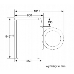 BOSCH Pralka otwierana od frontu 7kg 1000 obr./min