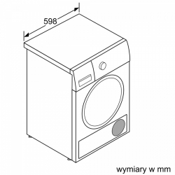 BOSCH Suszarka HomeConnect WTX87EH0EU