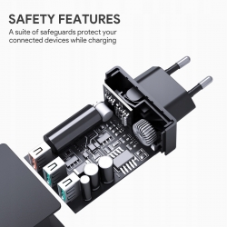 PA-T14 ładowarka sieciowa 3xUSB Quick Charge 3.0