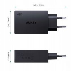 PA-T14 ładowarka sieciowa 3xUSB Quick Charge 3.0