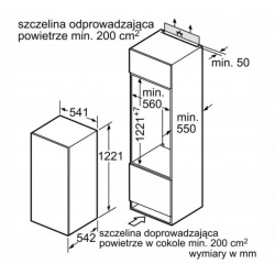 BOSCH Chłodziarka KIR24NSF2