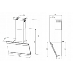 AKPO Okap WK-9 Kastos PRO 60 czarny