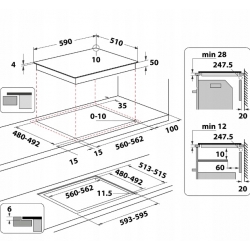 Płyta indukcyjna do zabudowy Whirlpool WS Q7360 NE