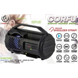 REBELTEC Głośnik Bluetooth radio FM CORFU