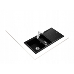 TEKA Zlewozmywak STONE 60 L-TG 1B 1D AUTO WST ONYX