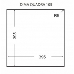 TEKA Zlew podwieszany SQUARE 40.40 TG szary