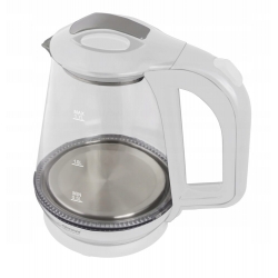 ESPERANZA Czajnik szklany MISSOURI 1.7L biały