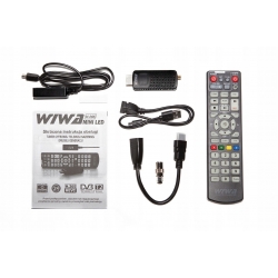 WIWA Tuner TV H.265 MINI LED DVB-T/DVB-T2 H.265 HD