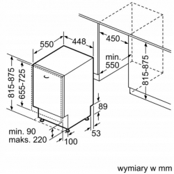 SIEMENS Zmywarka SR63XX20ME