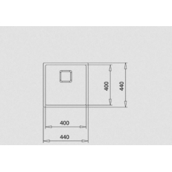 TEKA Zlewozmywak FLEXLINEA RS15 40.40 3 1/2 SQ CN