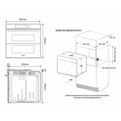 SAMSUNG Piekarnik NV7B4325ZAS