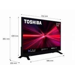 TOSHIBA Telewizor LED 32 cale 32L2163DG