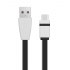 TB Kabel USB - USB C 1m. czarny, płaski