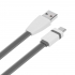 TB Kabel USB - USB C 1m. szary, płaski