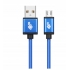 TB Kabel USB-Micro USB 2 m niebieski sznurek