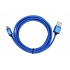 TB Kabel USB-Micro USB 2 m niebieski sznurek