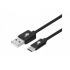 TB Kabel USB-USB C 2 m czarny sznurek