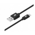 TB Kabel USB-USB C 2 m czarny sznurek