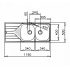 Zlewozmywak UNIVERSE 80 T-XP 2B 1D REV W/WO/OVF SP